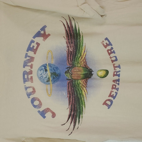 SOLD!! DO NOT BUY!!Journey Band T-Shirt Dress Size Small Mini Side Slit Womens - Picture 2 of 9